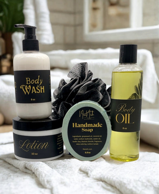 Bloo Water 5 Piece Skincare Essentials Gift Set (Men) Inspired by Cool Water fragrance